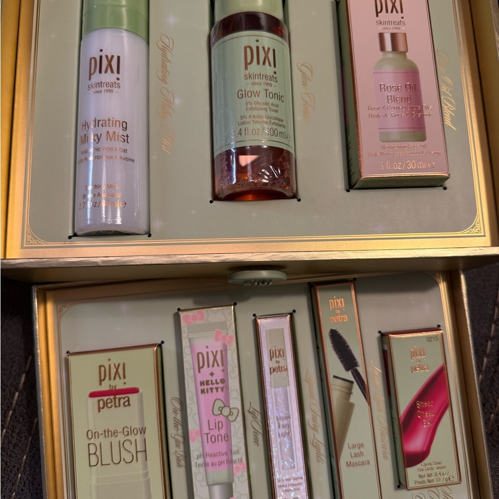 Pixi Beauty Essentials Set with Green and Pink Accents